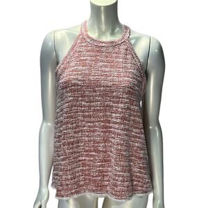 W5 Walter Baker Boho Cream & Orange Tank Top Size Medium